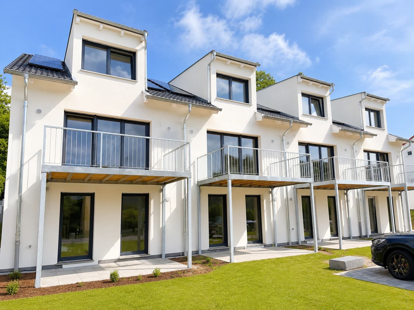 Exklusives Neubau-Reihenmittelhaus (Erstbezug) mit Einbauküche / Goldberg / Provisionsfrei