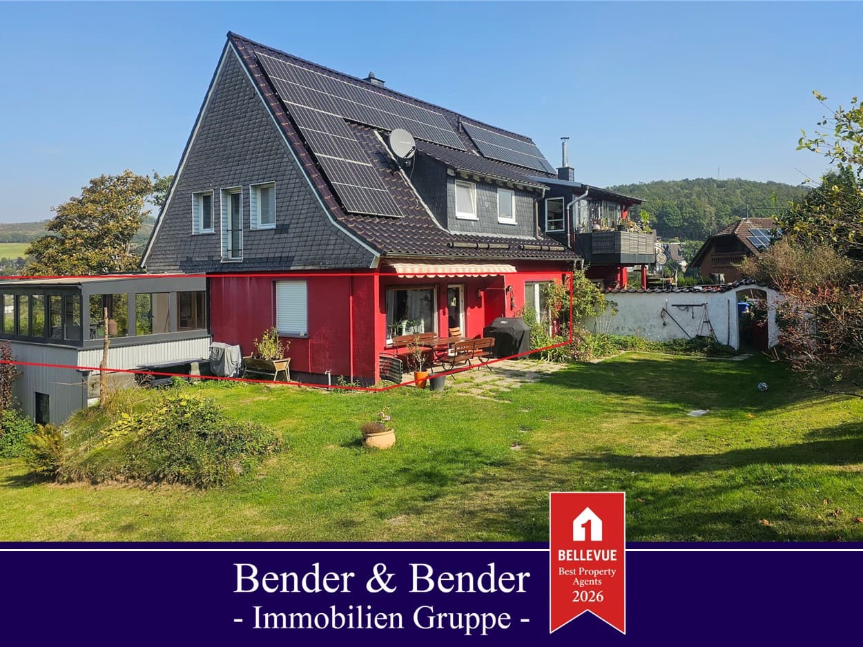Idyllische Erdgeschosswohnung mit Ausblick ins Grüne in ruhiger Lage!