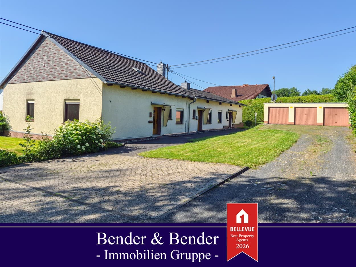 Gepflegtes 3-Parteienhaus im Bungalowstil in zentraler Wohnlage von Puderbach zu verkaufen!
