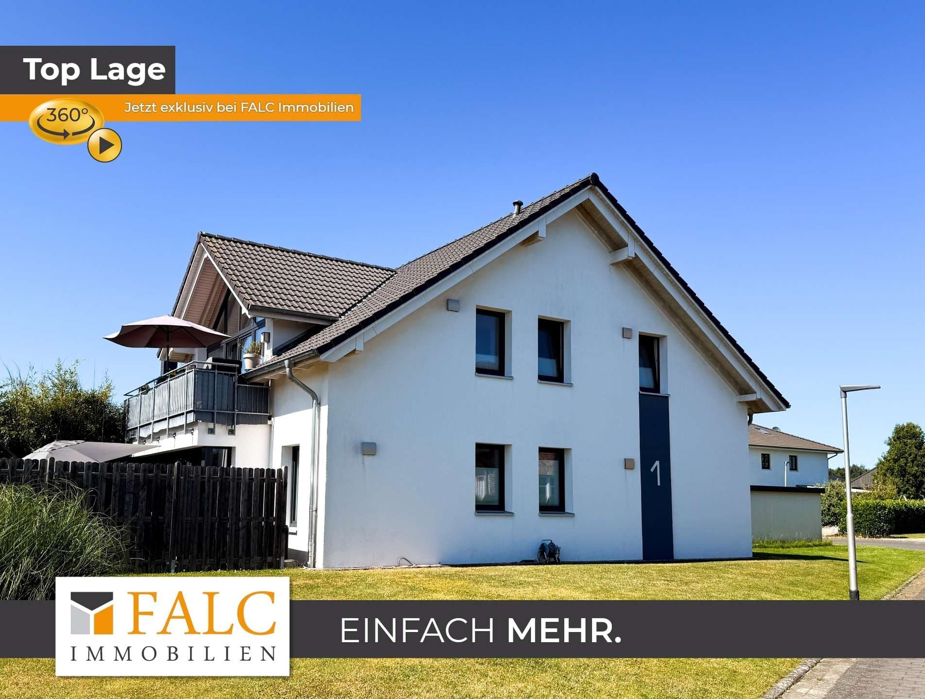 Hell. Offen. Energieeffizient. KfW-40-Wohnung mit sonniger Terrasse und Garage