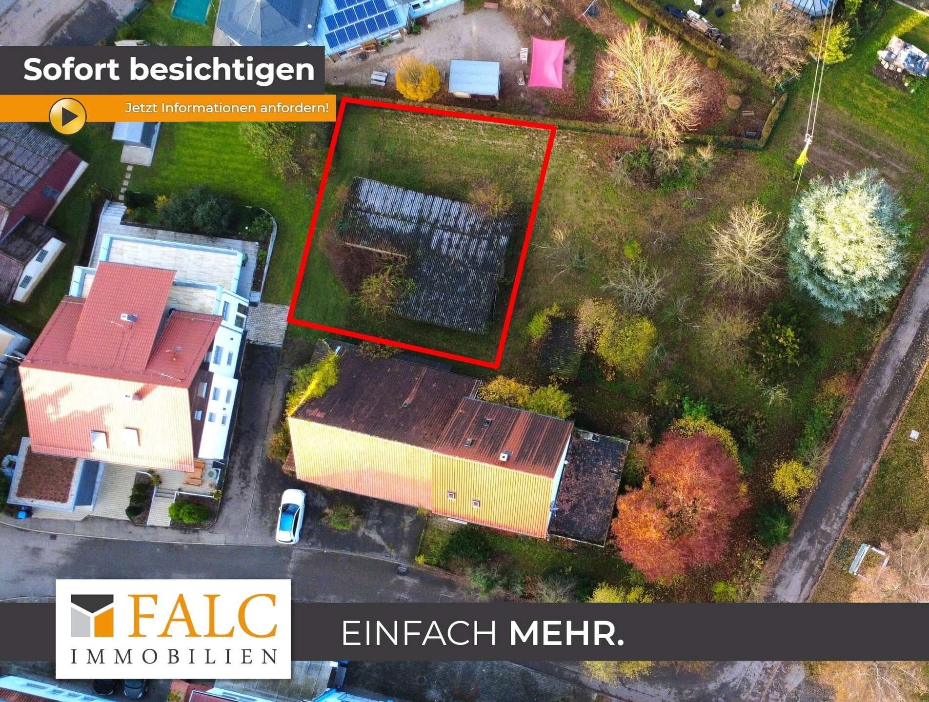 Haus mit 3 Vollgeschossen, Garage und Terrasse möglich! *BAUPLATZ* - FALC Immobilien Heilbronn