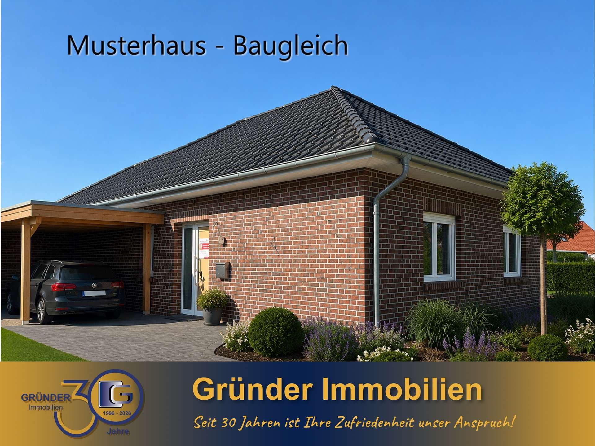 Käufer Provisionsfrei! Top Neubau-Bungalow - Bezugsfertig inkl. Grundstück!