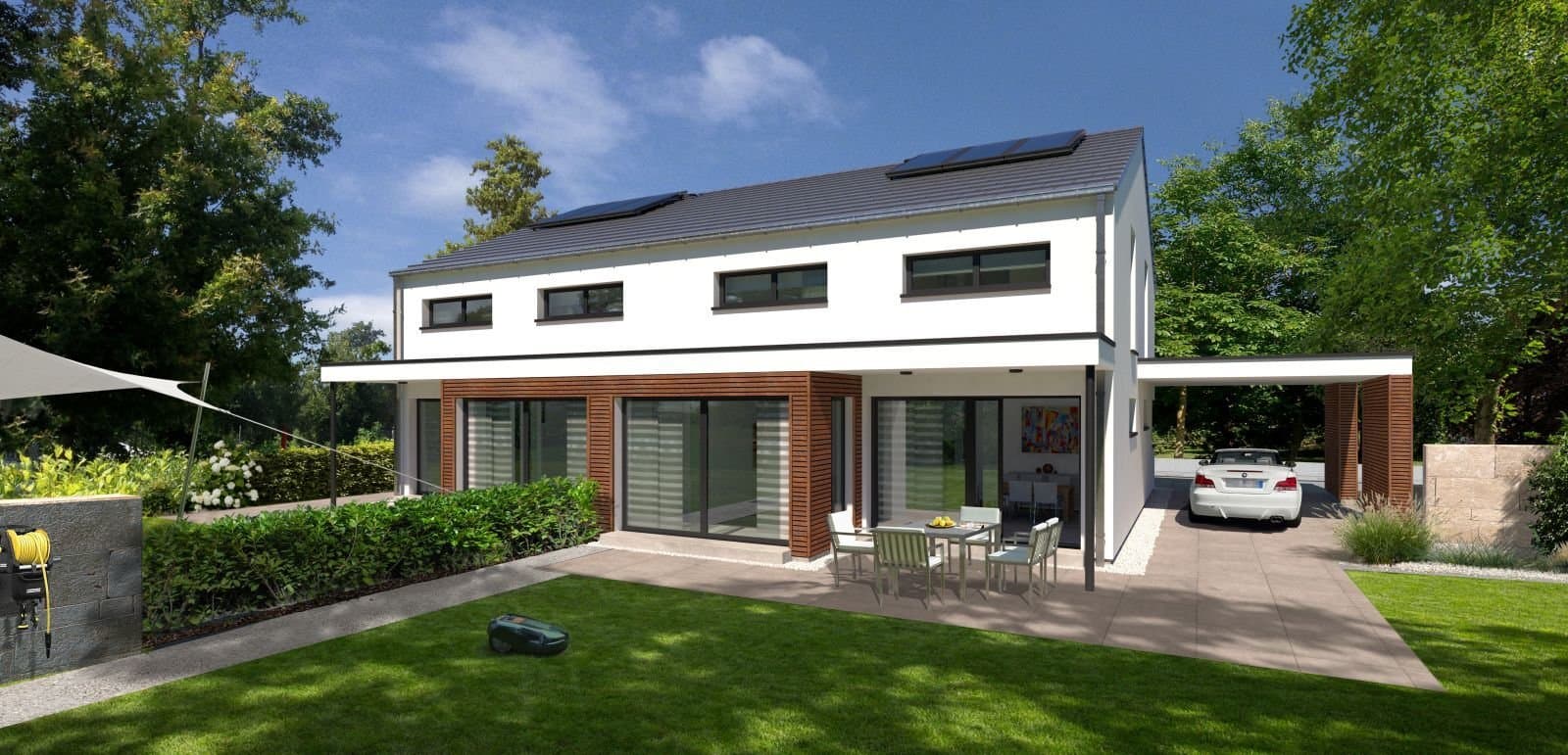 Exklusiv geplant: Deine STREIF Doppelhaushälfte mit eigenem Design-Charakter.