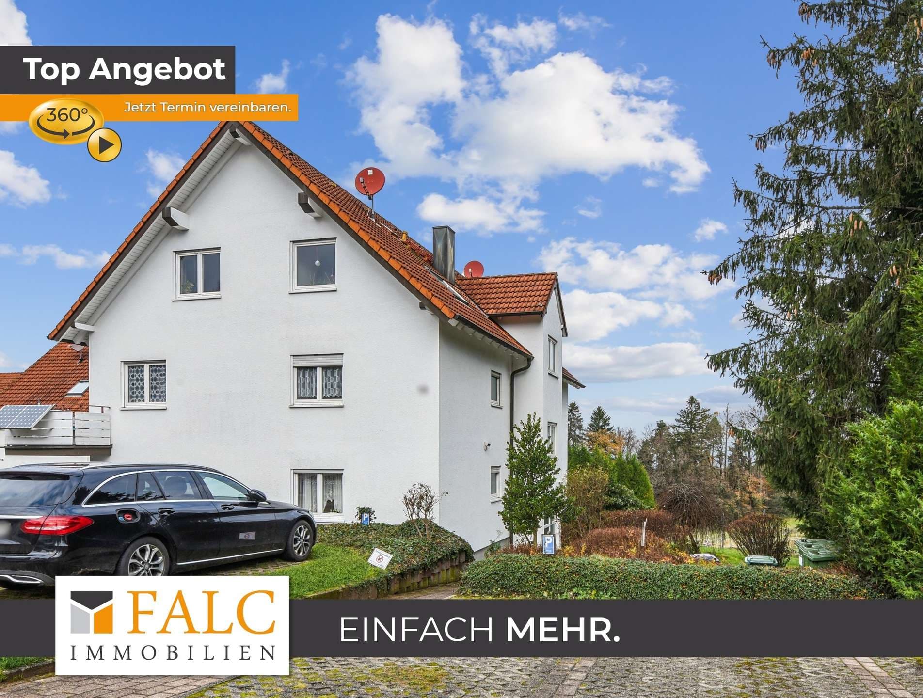 Attraktiv geschnittene Dachgeschosswohnung mit 4 Zimmern in Bad Herrenalb OT Neusatz (ohne Balkon)