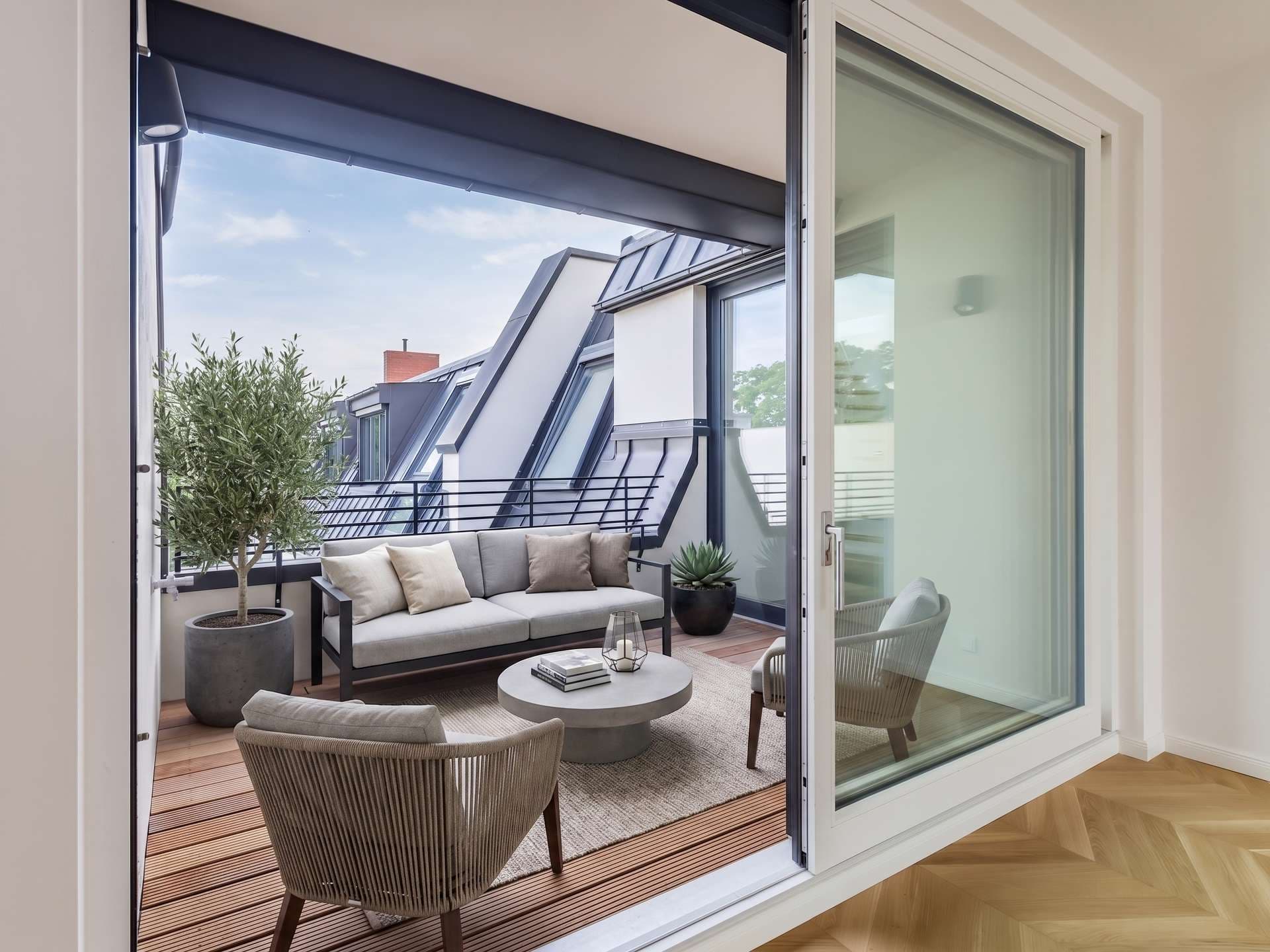 Terrasse gestaged