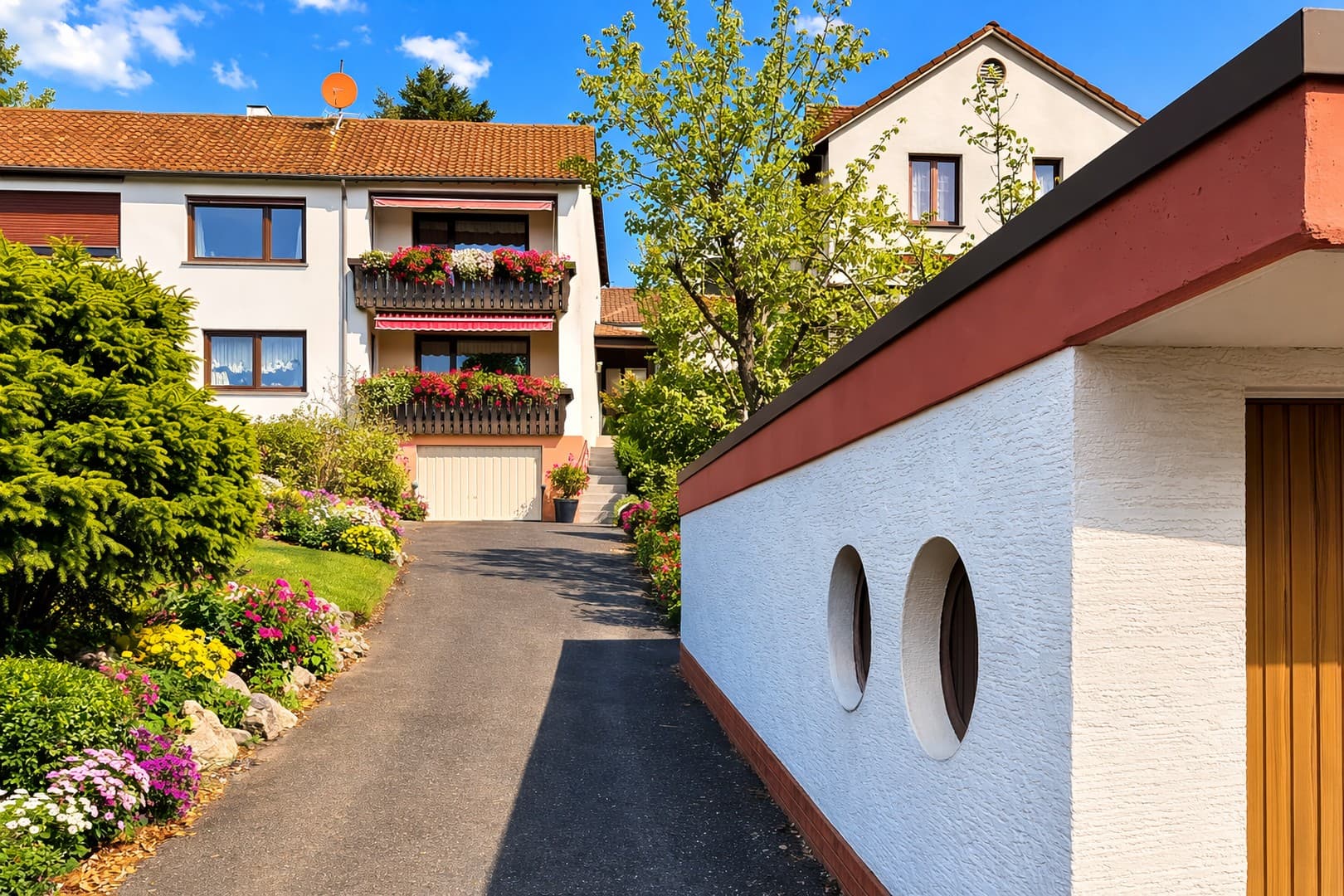 Einfamilienhaus (DHH) mit Traumblick in Aschaffenburg Schweinheim, provisionsfrei