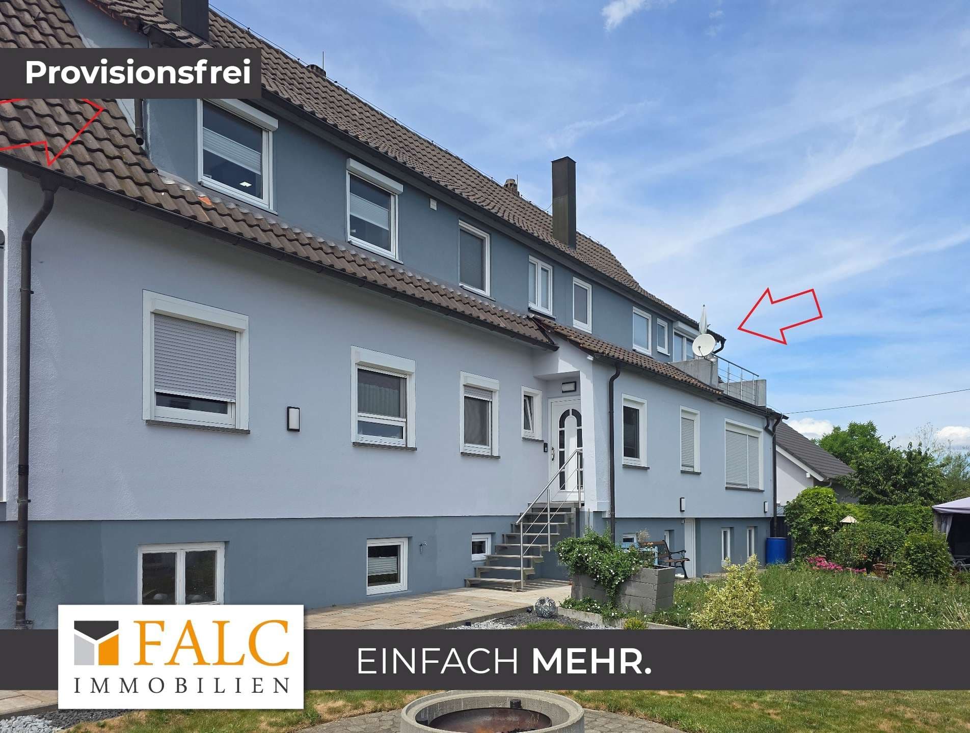 Außergewöhnlich großzügige Dachgeschosswohnung