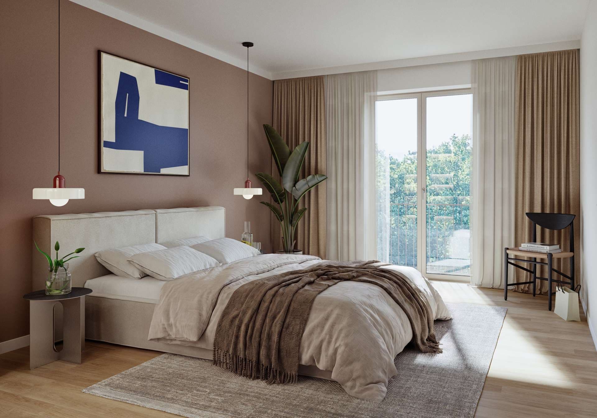 Schlafzimmer - Visualisierung