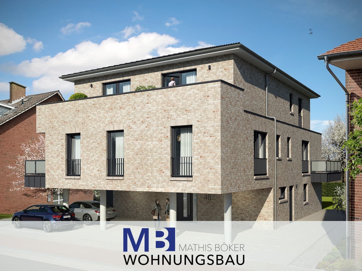 RESERVIERT Schöne Neubauwohnung in zentraler Lage von Lingen (Wohnung Nr. 3)