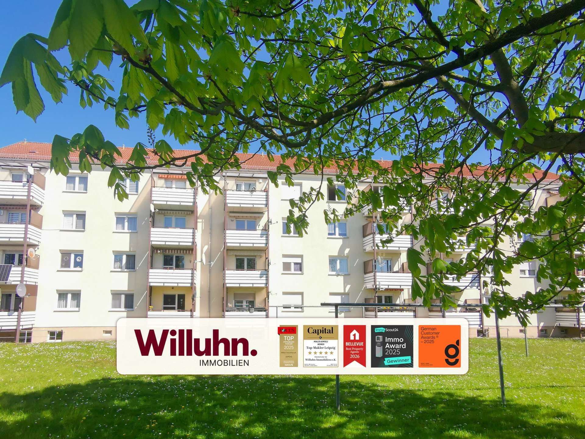 Leerstehend | Balkon | Einbauküche | Toll geschnitten