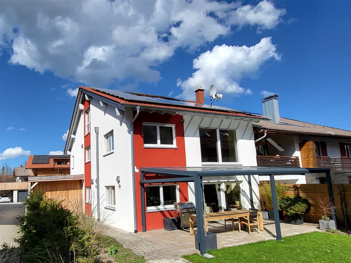 neuw. Passiv-DHH + Panorama Bergblick