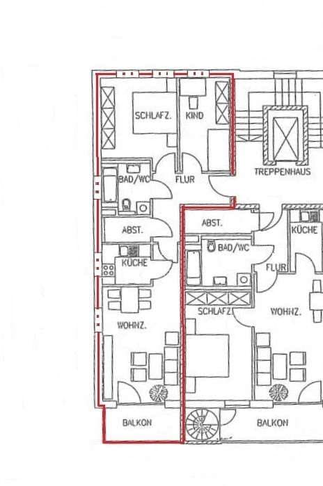 Grundriss WE 3