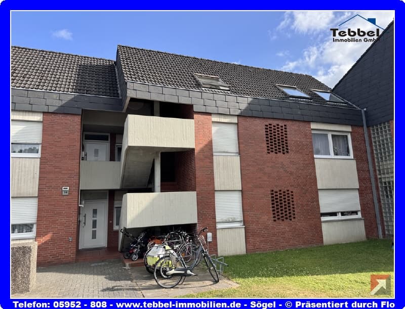 Erdgeschosswohnung in Papenburg - Untenende!