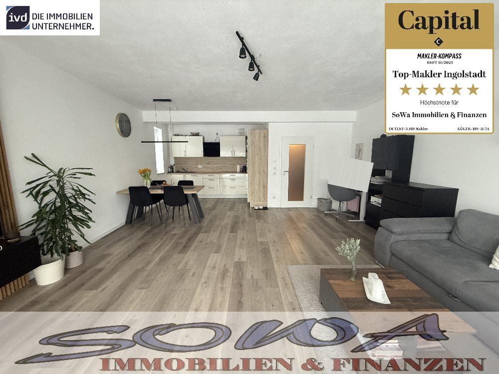 Hochwertige 2 Zimmer Erdgeschoss Wohnung mit Terrasse, Garten und TG-Stellplatz in Neuburg - Zentrumsnah! - Ein Objekt von Ihrem Immobilienpartner SOWA Immobilien und Finanzen