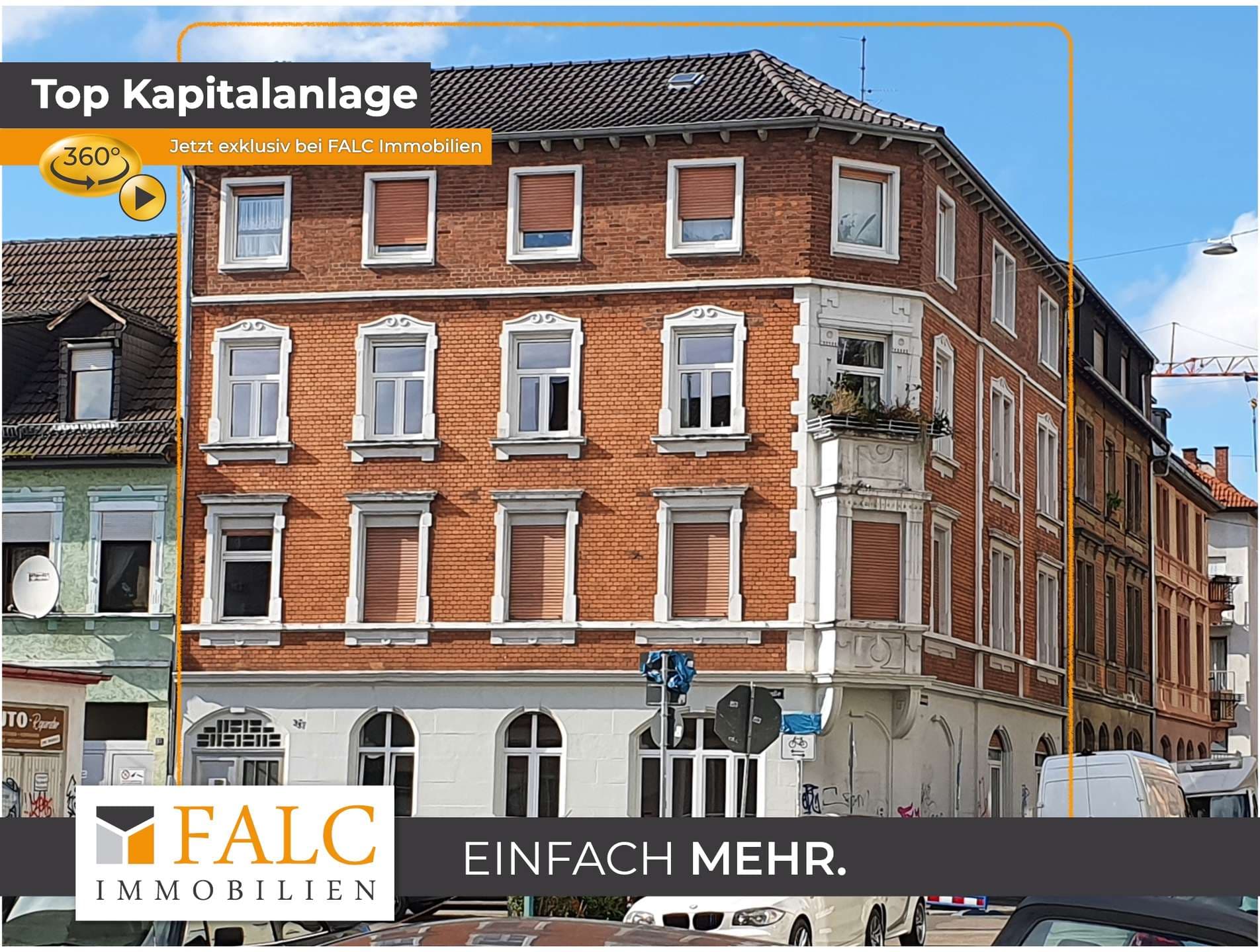 Attraktives 8-Parteien-Haus – solide Kapitalanlage in Mannheim-Neckarstadt