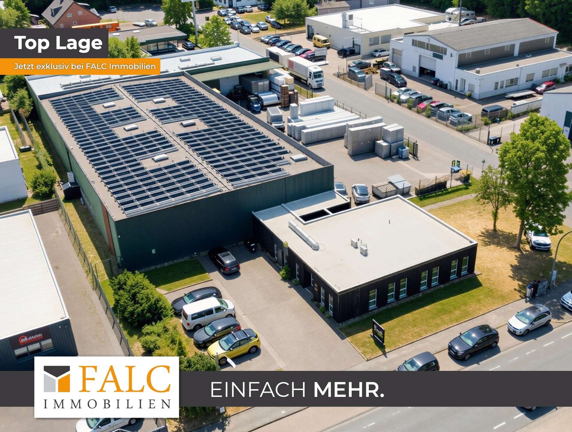Gewerbeareal mit ca. 2.023 m² Nutzfläche und 4,485m² Grundstück