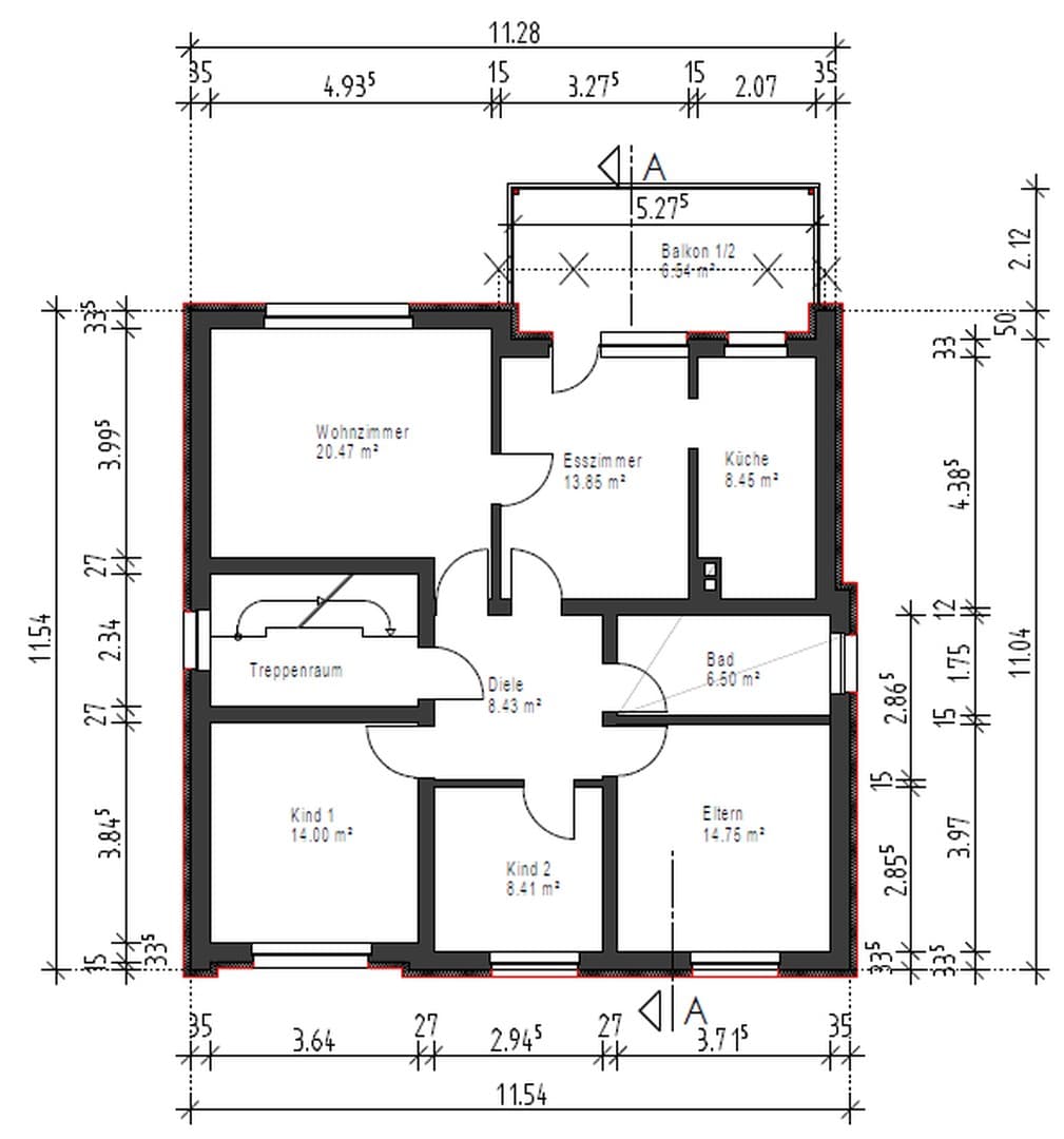 RESERVIERT Familienfreundliche 5‑ZKB mit hochwertiger EBK, Bad mit Dusche und Badewanne & Glasfaser.