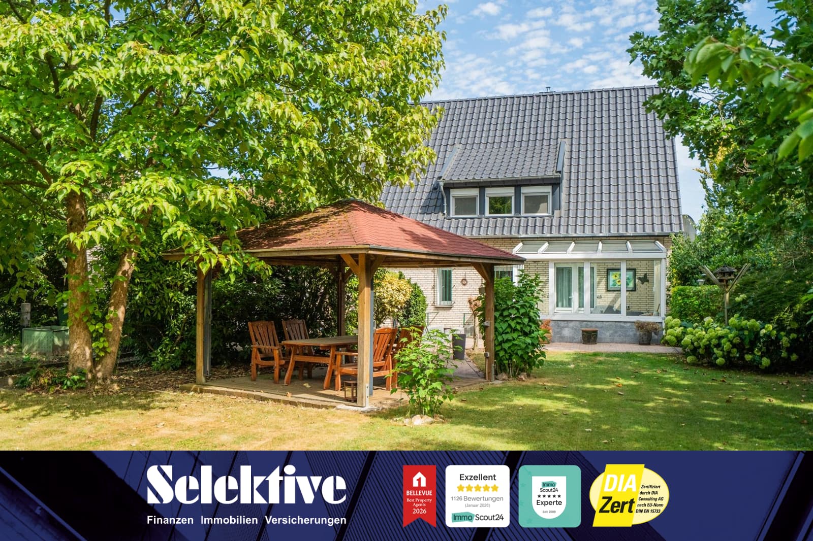 Freistehendes Einfamilienhaus mit Traumgarten und Garage in Sackgassenlage von Neukirchen!