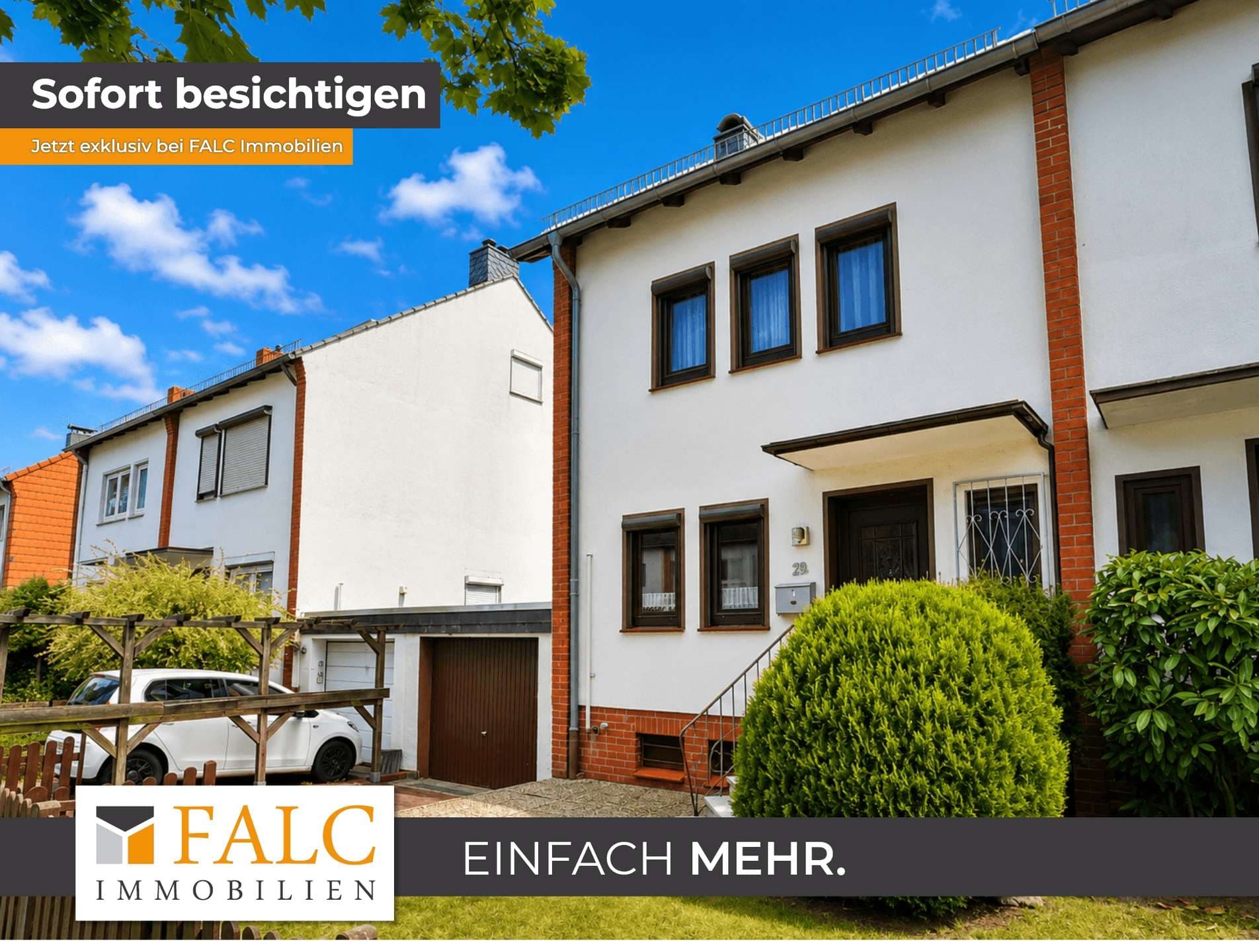 Beliebte Lage in Geestland-Langen, Doppelhaushälfte mit Garage und Keller
