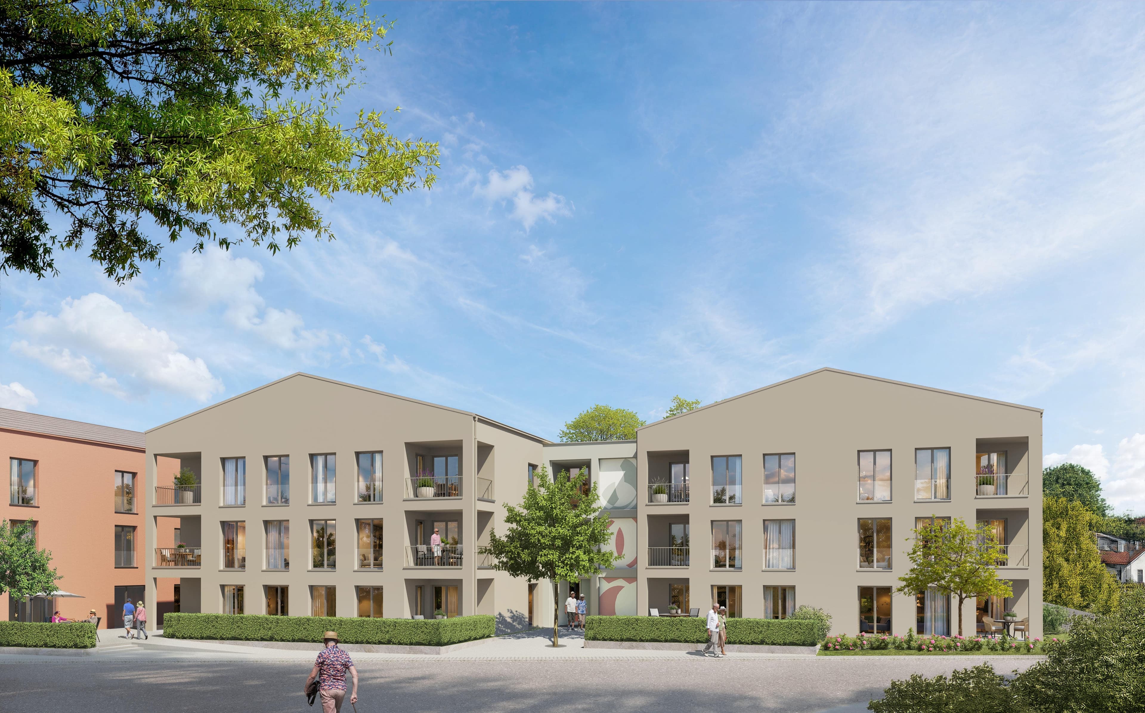 HEUTE SCHON AN MORGEN DENKEN-Seniorenzentrum Blumenviertel KfW 40 QNG