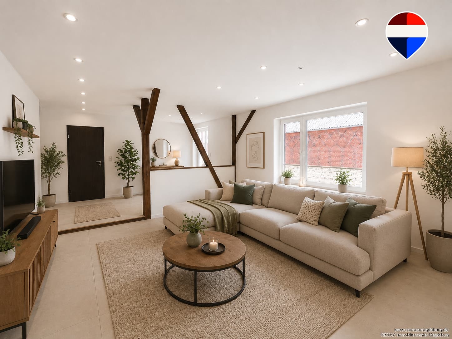 Ideal für Eigennutzer: 5-Zimmer-Wohnung mit Hauscharakter, Garten und Garage