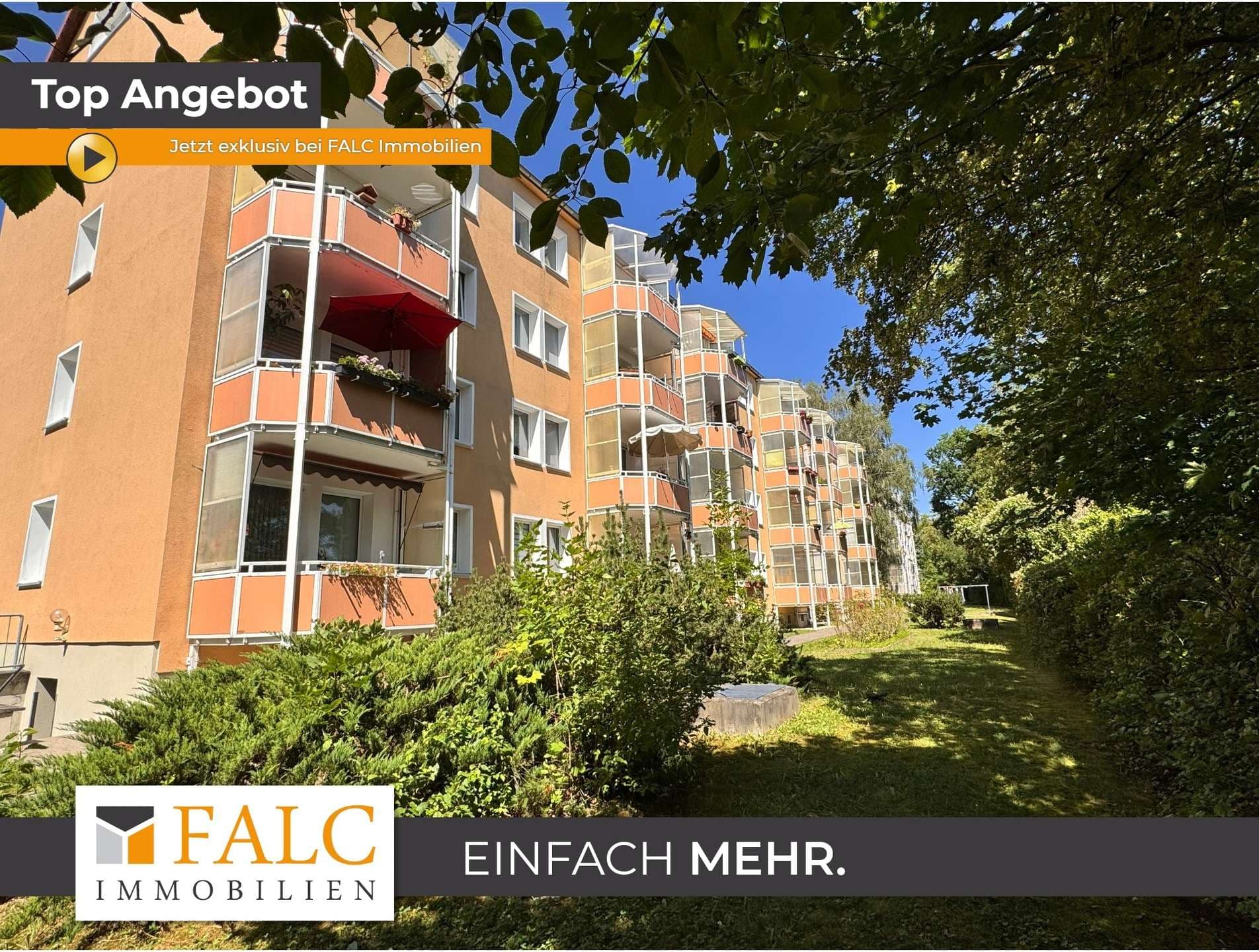3-Raum-Wohnung mit guter Anbindung, herrlichem Ausblick und günstigem Preis (Kaufpreisfaktor 18,62!)