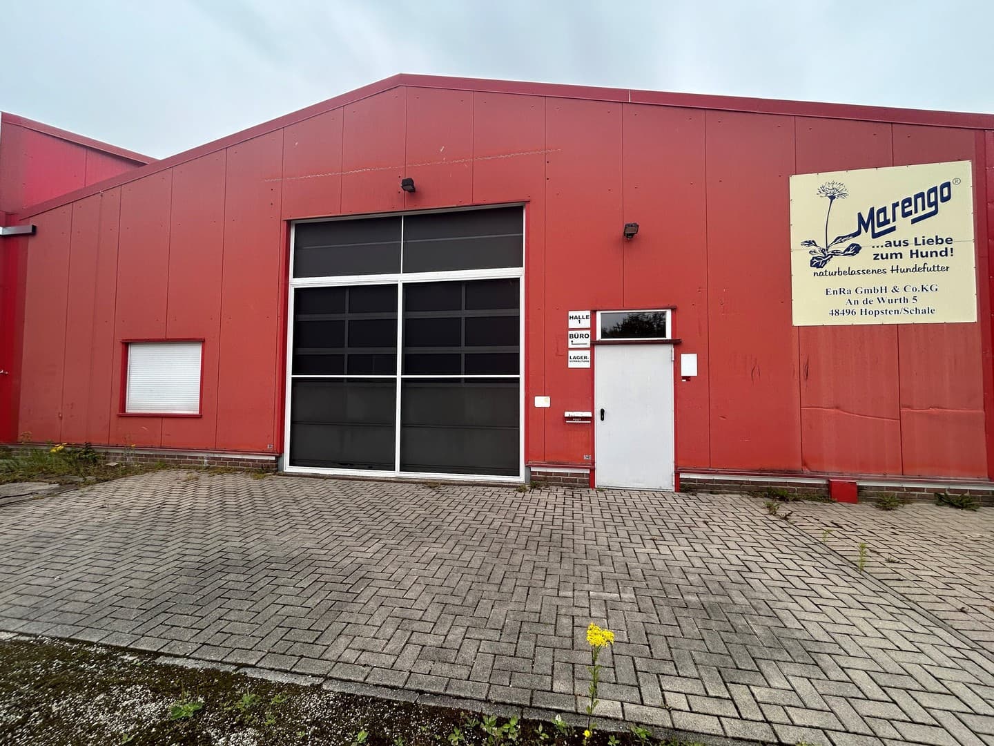 Gewerbehalle mit Büroräumen, WC´s und Sektionaltor (Rheine,Lingen,Ibbenbüren)