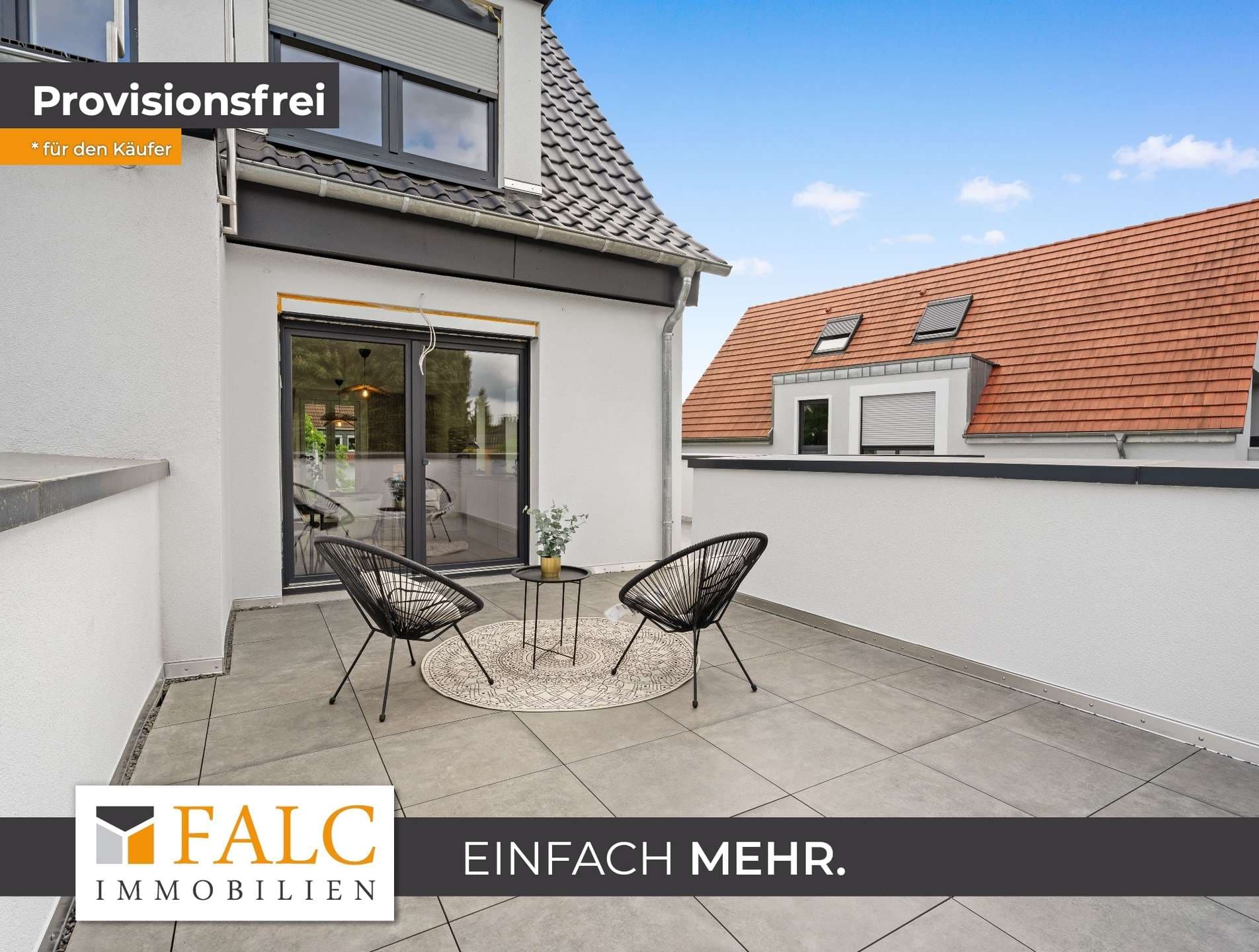 Einziehen & wohlfühlen: hochwertig sanierte 3-Zimmer-Wohnung mit Dachterrasse in Saarn
