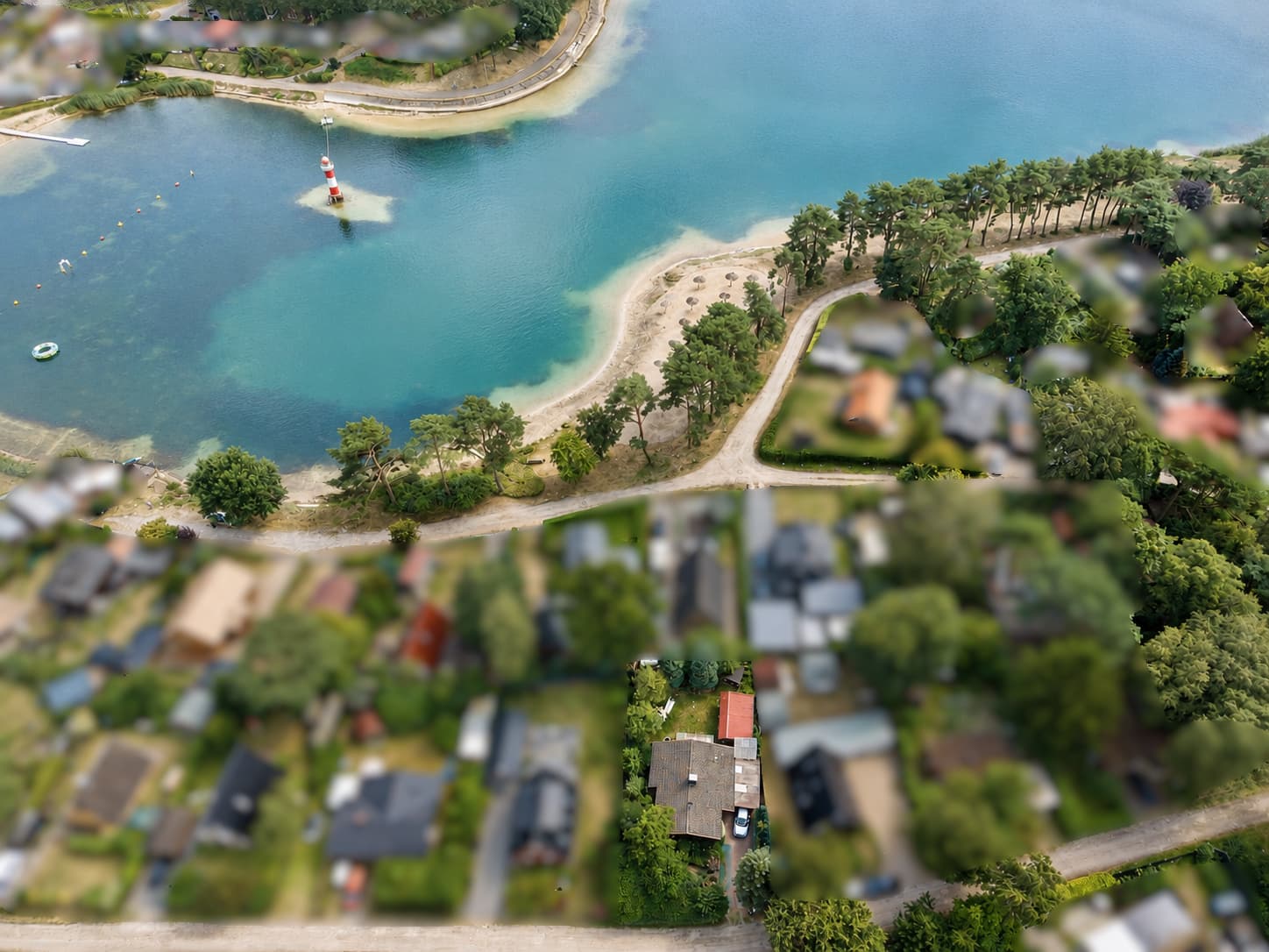 Ferienhaus am Bernsteinsee – Urlaubsglück nur wenige Schritte vom Wasser entfernt