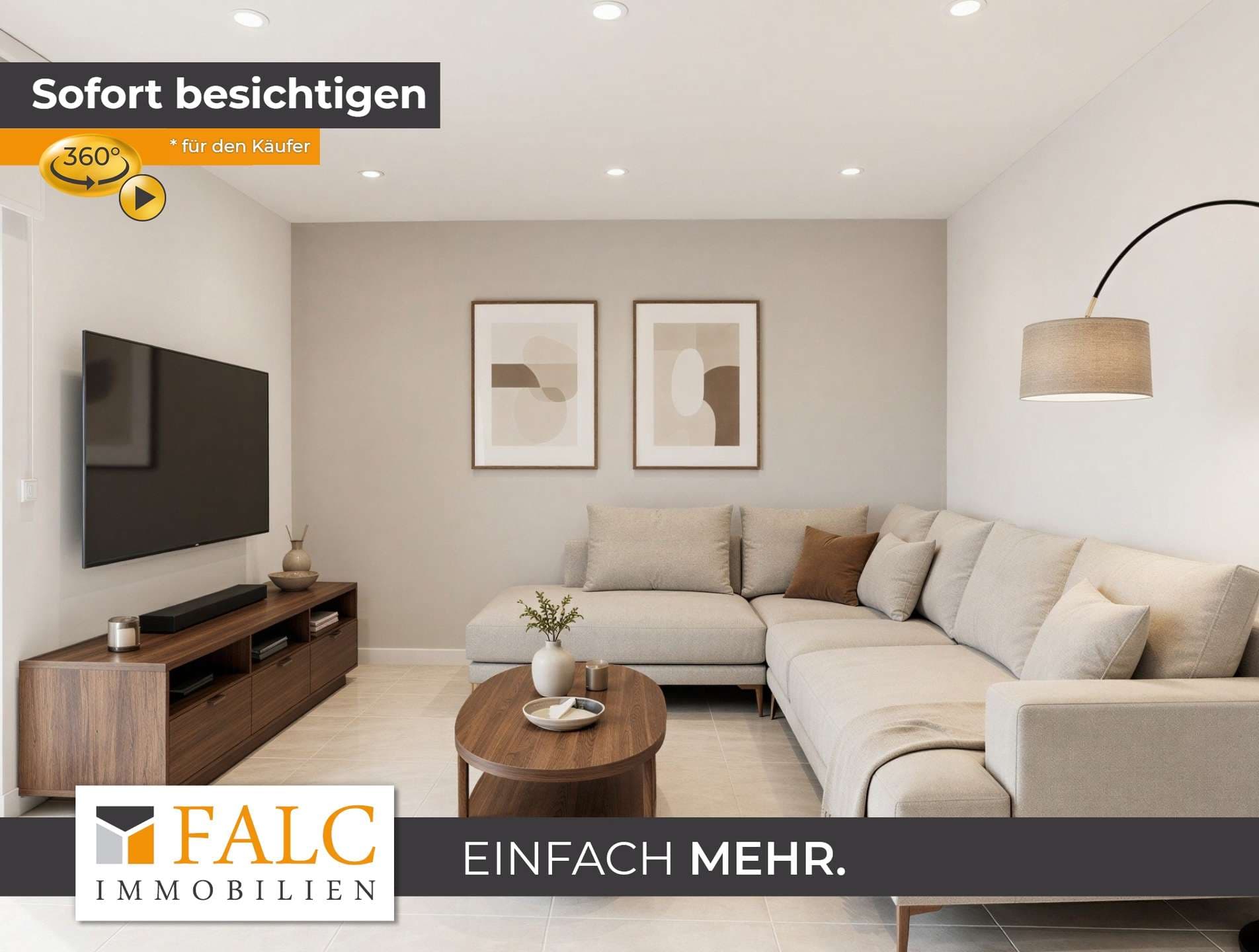 3-Zi-Eigentumswohnung mit Balkon, Stellplatz und wunderschönem Weitblick in Leimen