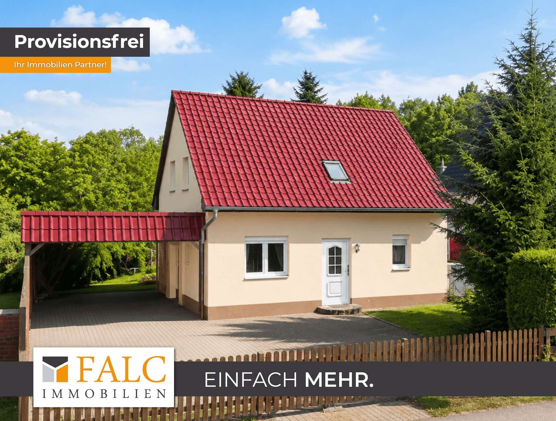 Energieeffizientes Einfamilienhaus auf großem Grundstück - FALC Immobilien