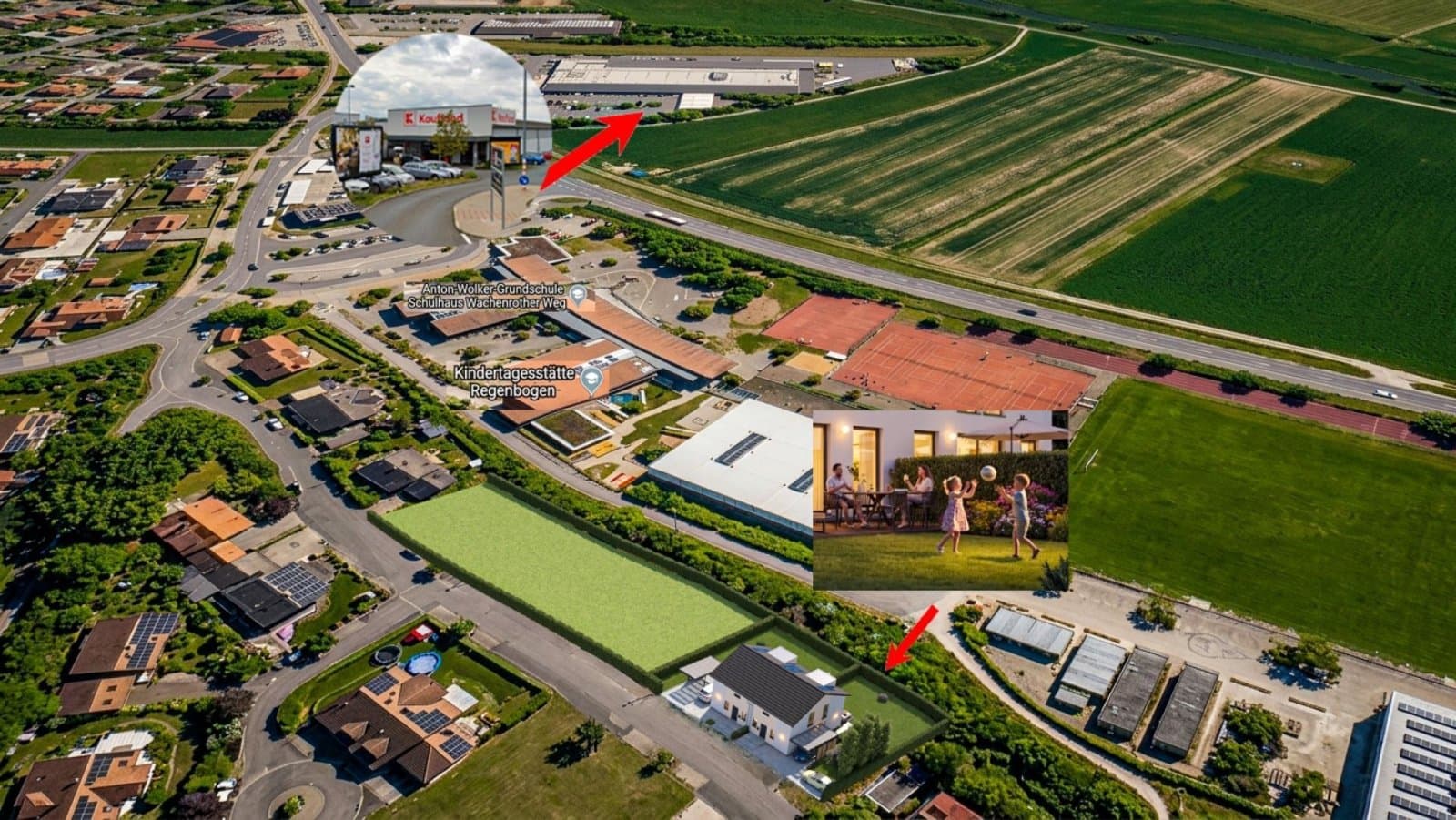 Moderne Doppelhaushälfte in Höchstadt a.d. Aisch mit 130 m² Wohnfläche