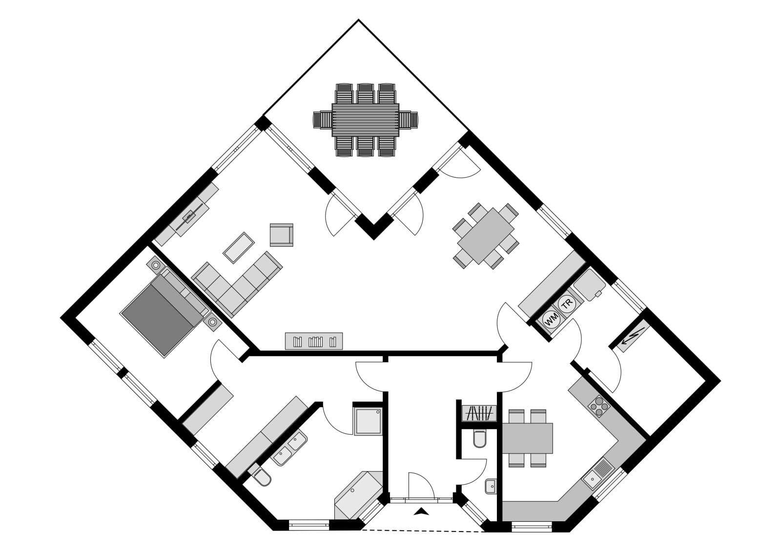 Individueller Fertighaus-Bungalow in Gammelsdorf - Ihr Traumhaus mit STREIF