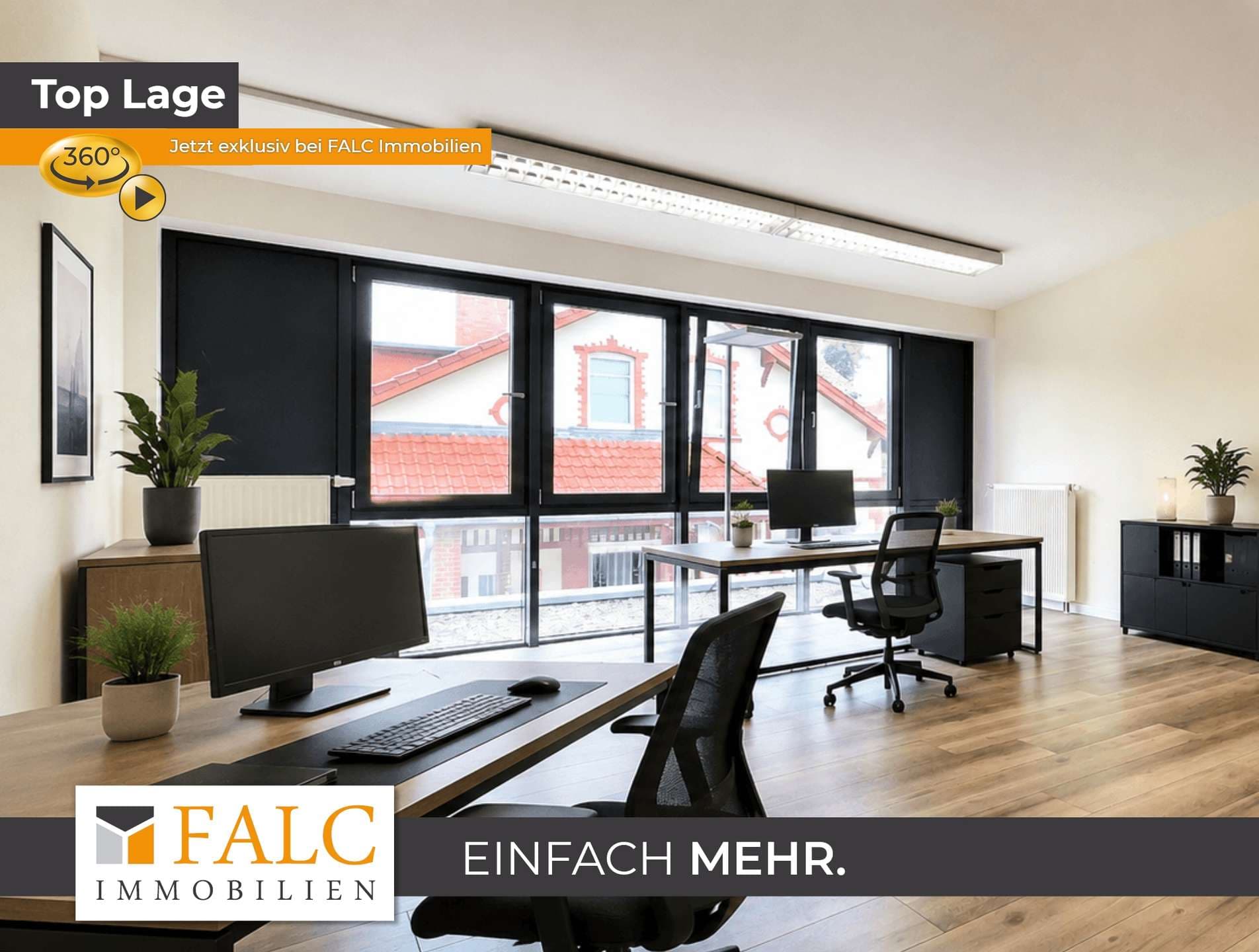 **Attraktive Bürofläche mit Terrasse – zentrumsnah in Königs Wusterhausen**- FALC IMMOBILIEN