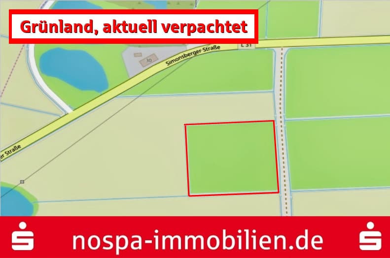 Grünland, aktuell verpachtet