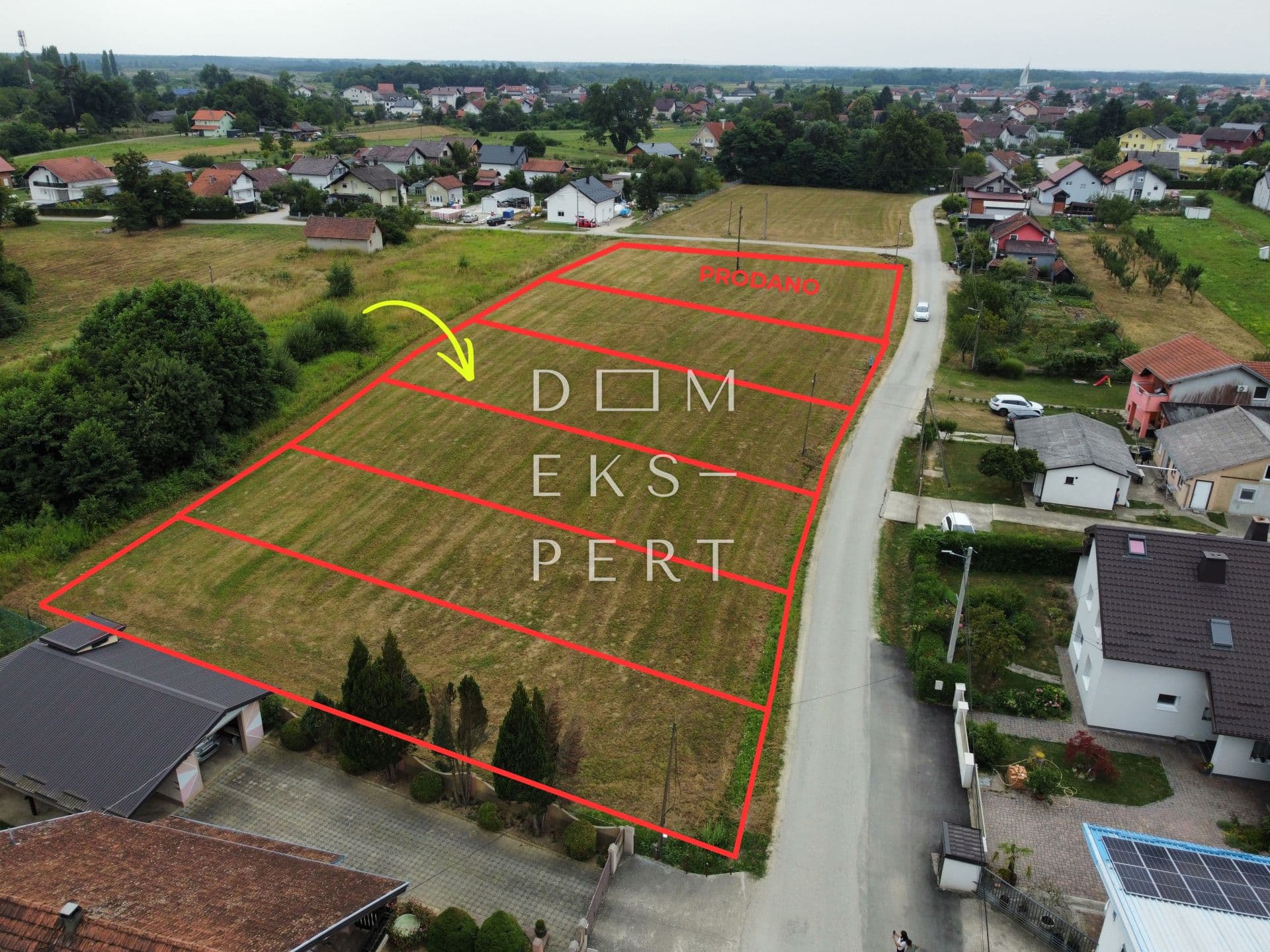 Donje Dvorišće, Dugo Selo, Baugrundstück, 1000m2