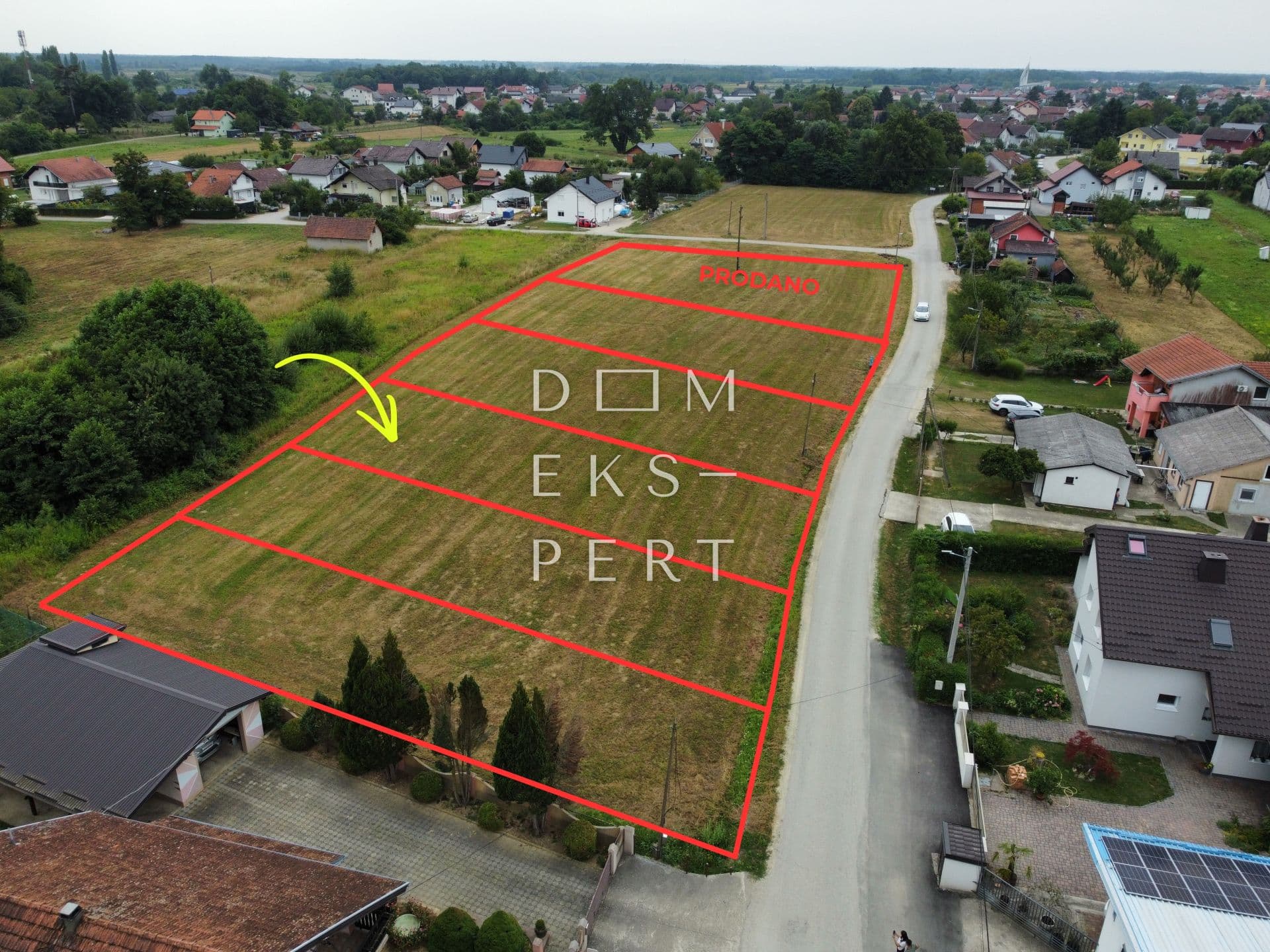 Donje Dvorišće, Dugo Selo, Baugrundstück, 1000m2