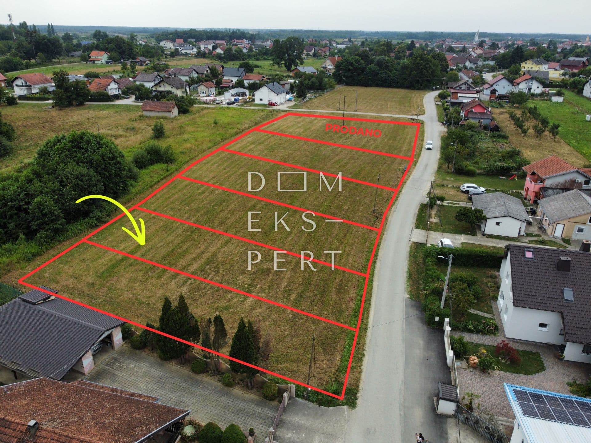 Donje Dvorišće, Dugo Selo, Baugrundstück, 921m2