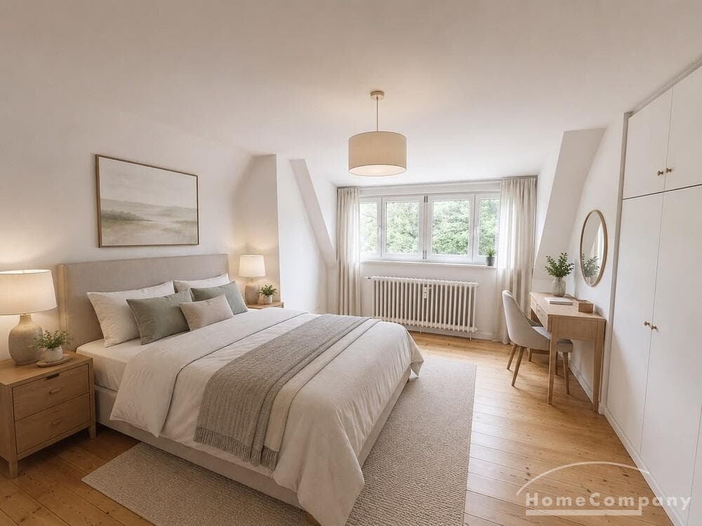 Gemütlich möblierte 2-Zimmer-Wohnung im Scandi-Stil in Allach-Untermenzing