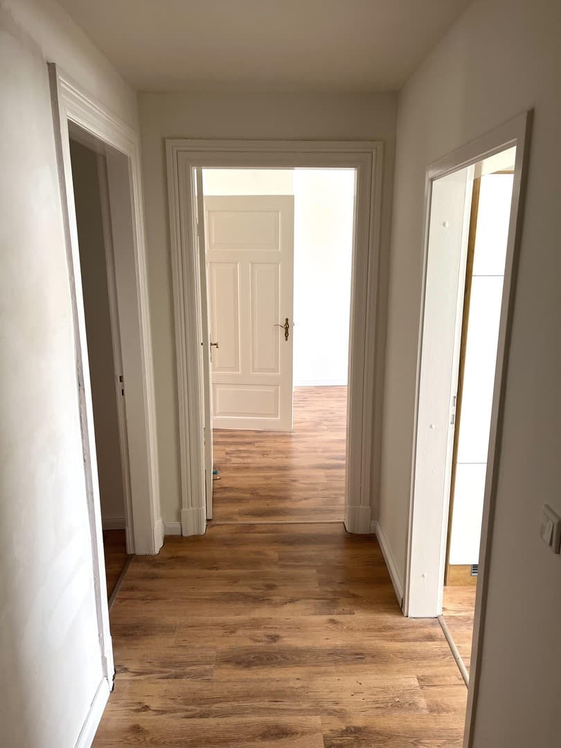 Hell, sehr zentral und mit Einbauküche: freundliche 3-Zimmer-Wohnung in Flensburg