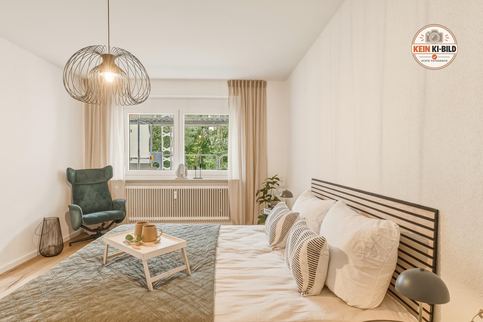 2-Zimmer-Wohnung frisch renoviert – sofort bezugsfrei, provisionsfrei