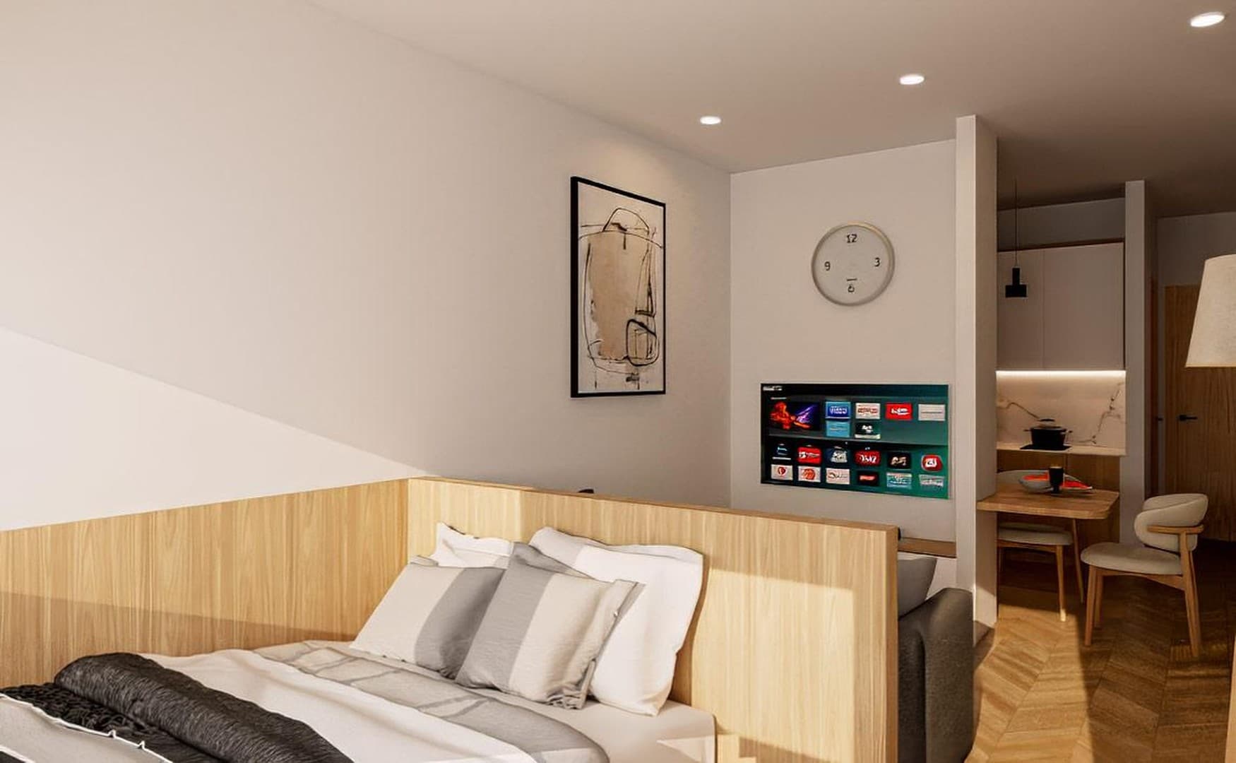 Möbliertes 1-Zimmer-Apartment in Stuttgart-Hedelfingen – frisch renoviert & clever geschnitten