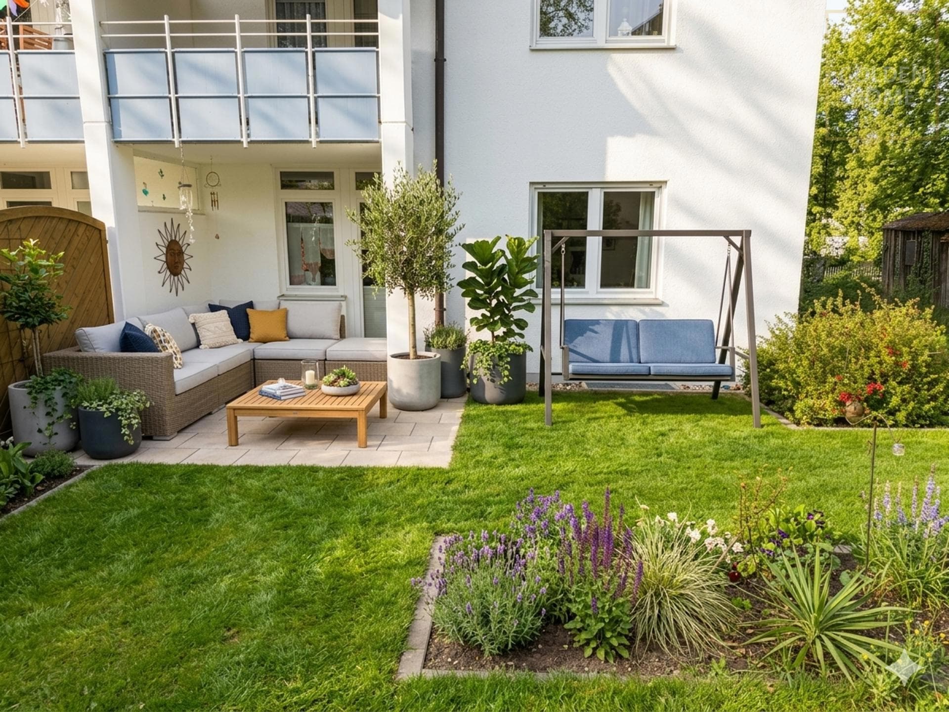 Schöne 3-Zimmer-Erdgeschosswohnung mit großem tollen Garten in Zorneding