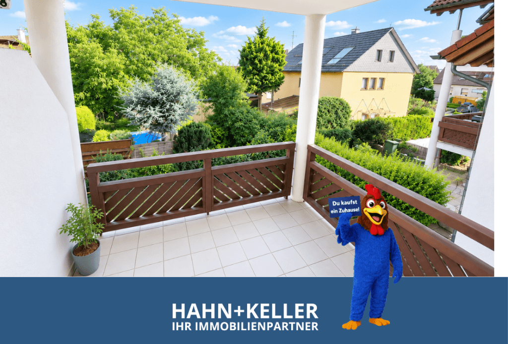 Ankommen & abschalten! Schöne 2 Zimmer-Wohnung mit Balkon ins Grüne!