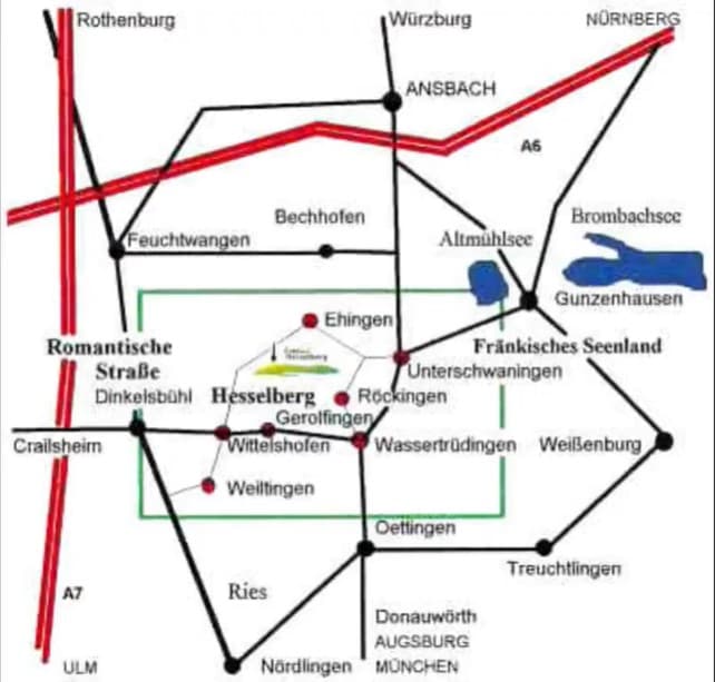 Rarität im Erholungsgebiet Hesselberg