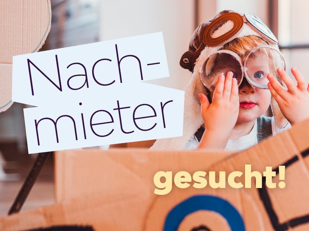 Schnell sein und Nachmieter werden