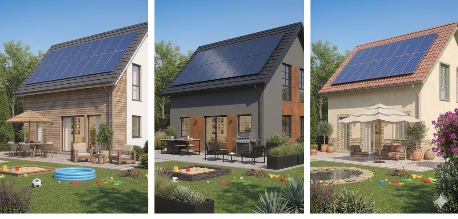 Zukunftssicher wohnen: Schlüsselfertiges KfW-40-Haus mit Photovoltaikanlage
