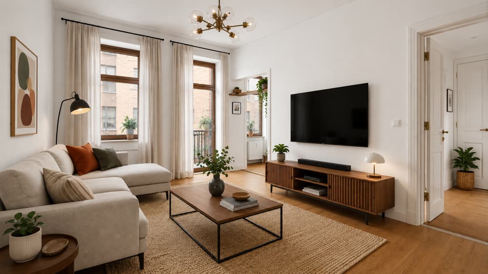 Markthalle & Bergmannkiez: Bezugsfreie 1/2-Zimmer-Wohnung mit Balkon