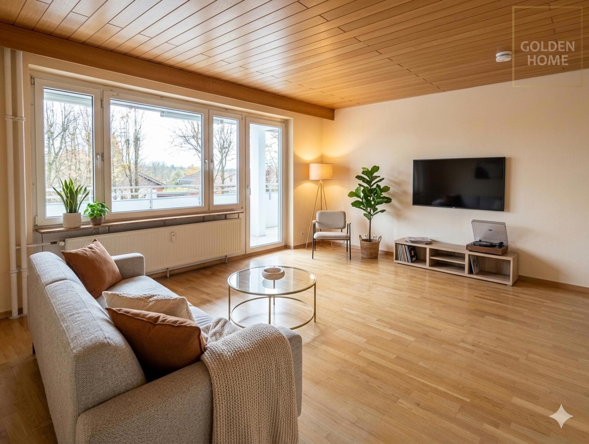 Großzügige 4,5-Zimmer-Wohnung mit Balkon – nur ca. 3 km vom Bodenseestrand