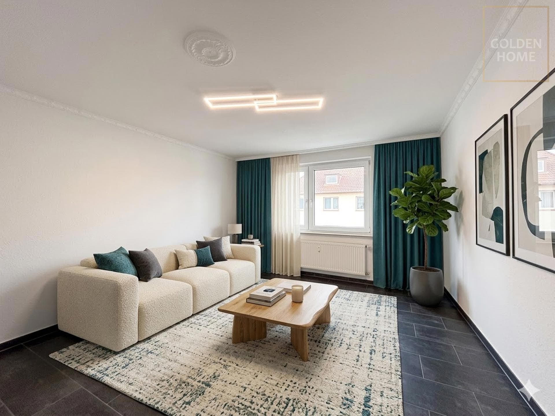4-Zimmer-Etagenwohnung mit eigenem Garten und Ausbaupotenzial in Aschaffenburg